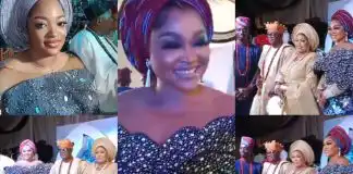 Royal Wedding: Mercy Aigbe, Queen Naomi, others step out in style for Oba Adako and Olori Seyi’s wedding (Video)