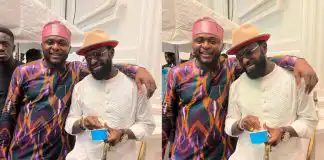 Ubi Franklin gushes over Timaya as they reunite months after their messy social media feud