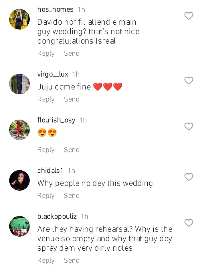 Nigerians express disappointment in Davido at the low turnout at Isreal DMWs traditional wedding Kemi Filani blog