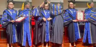 FFK’s ex wife, Precious Chikwendu bags doctorate degree (Photos)