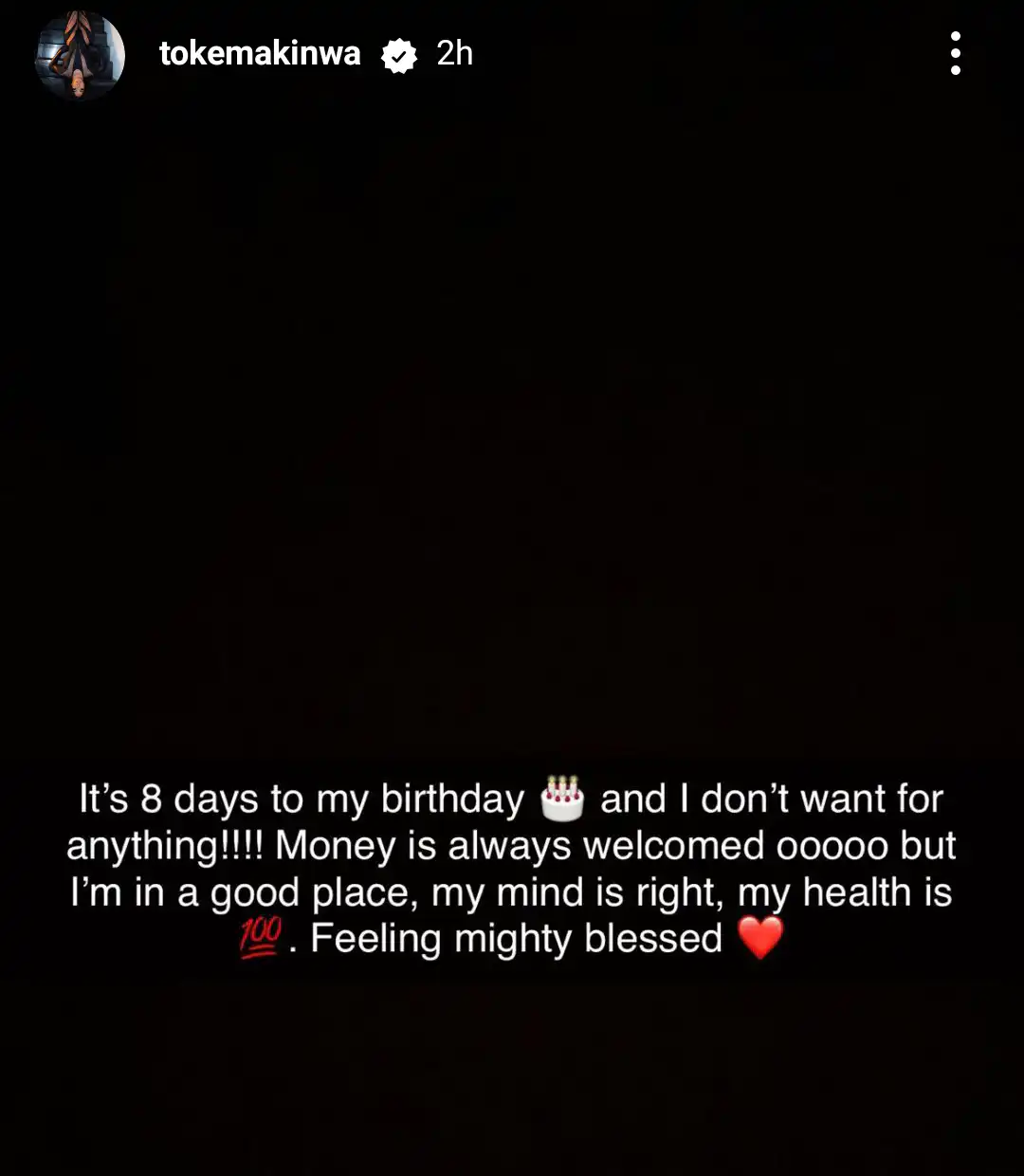 “I’m in a good place” - Toke Makinwa begins countdown to big 38