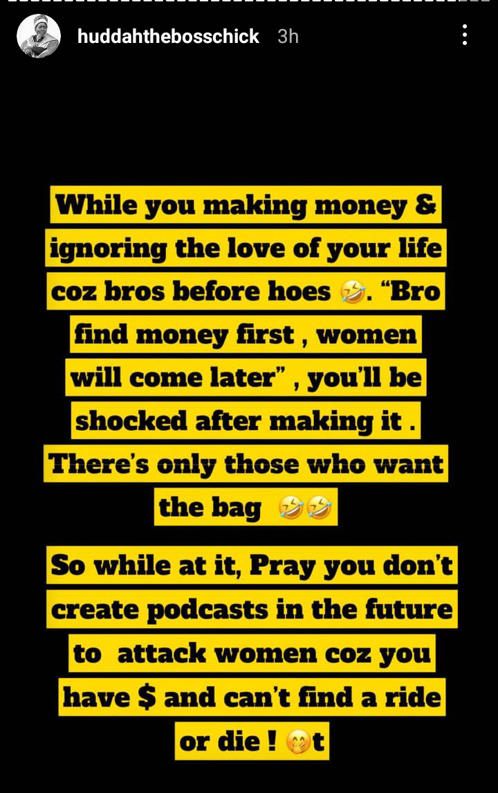 “Don’t Make Money By Ignoring The Love Of Your Life Or Else You Will Be Shocked” - Huddah Monroe 1 e8d4e097d867471788a1ecd4654ba76d