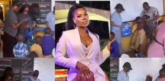 Davido’s baby mama, Sophia Momodu donates school bags and more to pupils in Lagos (Photos)