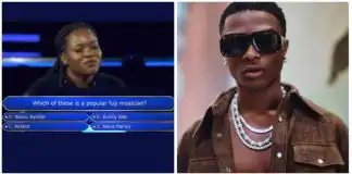 Lady picks Wizkid as fuji musician, losses out on winning N20M (Video)