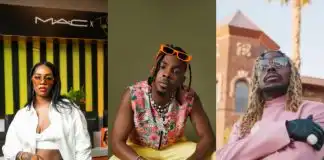 “Every track been sounding the same” – Speculations as Asake, Tiwa and Young Jonn spotted in studio (Video)