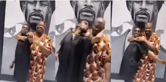 “It’s the kiss for me”- Fans gush as Don Jazzy and D’Banj chill in video