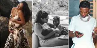 Congratulations pour in as Wizkid and manager, Jada P, welcome 2nd child