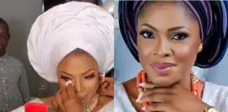 Watch Moment Ooni of ife calls his new wife, Temitope Adesegun to check up on her (video)
