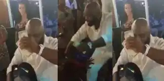 “Product of bad parenting” – Reactions as video of Senator Bukola Saraki’s son, Seni spraying dollars on ladies at strip club surfaces