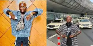 "Car wey u cover with trampoline is used as taxi" – Portable advises those who brag with Mercedes Benz in Nigeria (video)