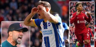 Liverpool 3-3 Brighton: Leandro Trossard's stunning hat-trick helps salvage a point for the Seagulls