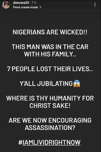 Jude Ighalo’s Wife, Sonia, Slams Nigerians Jubilating Over Assassination Attempt Of Apostle Suleman 1 sonia ig1