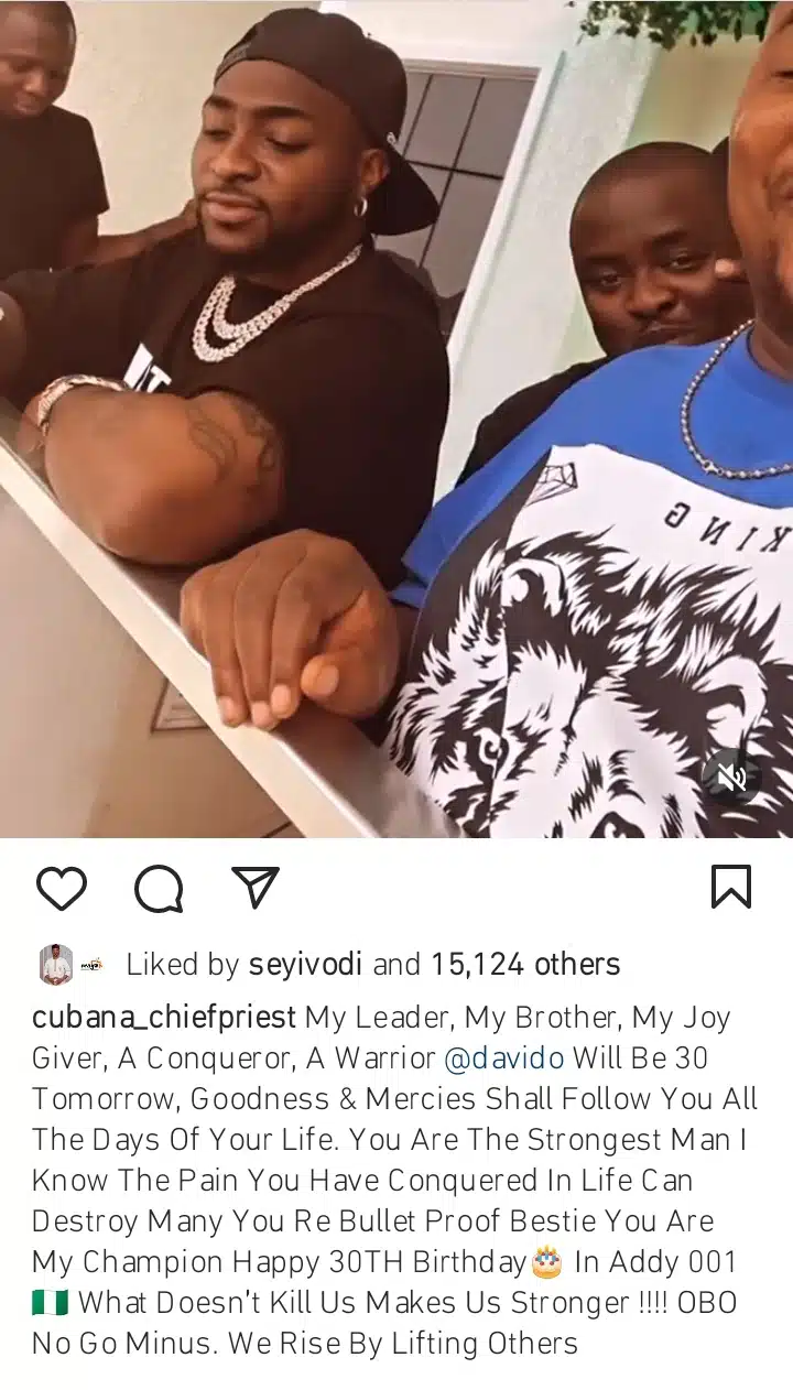 Cubana Chief Priest celebrates Davido ahead of his 30th birthday Kemi Filani blog.jpg
