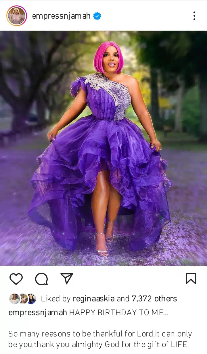 Empress Njamah celebrates birthday Kemi Filani blog.jpg