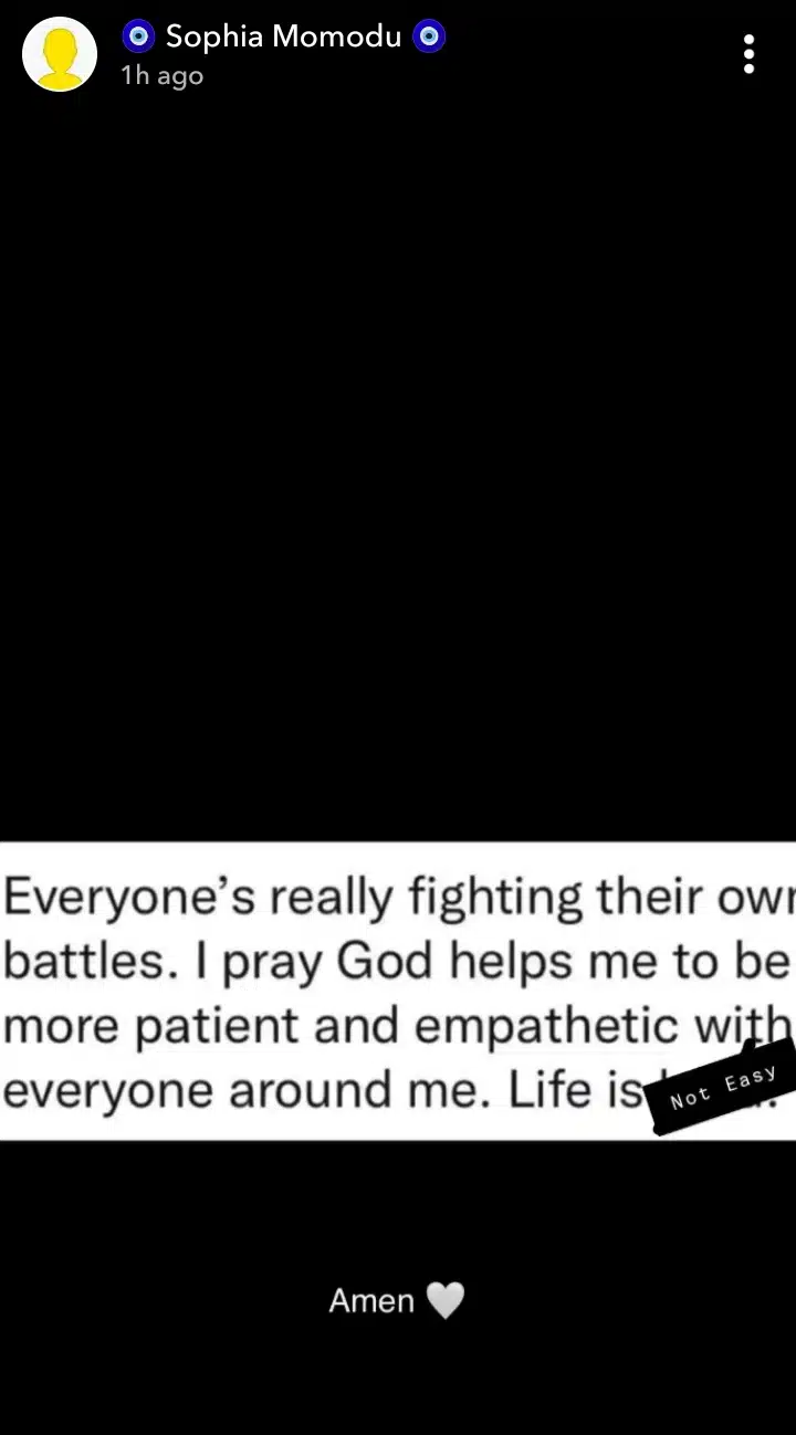 Everyone is fighting their own battles Sophia Momodu Kemi Filani blog.jpg