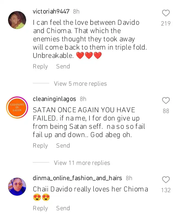 Nigerians react to loved up video of Davido and Chioma Kemi Filani blog 1
