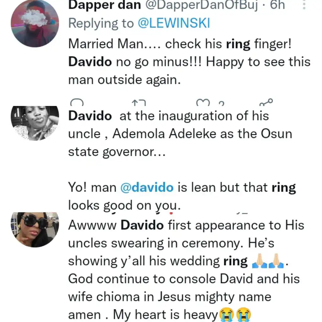 Reactions as Davido is spotted with wedding ring Kemi Filani blog
