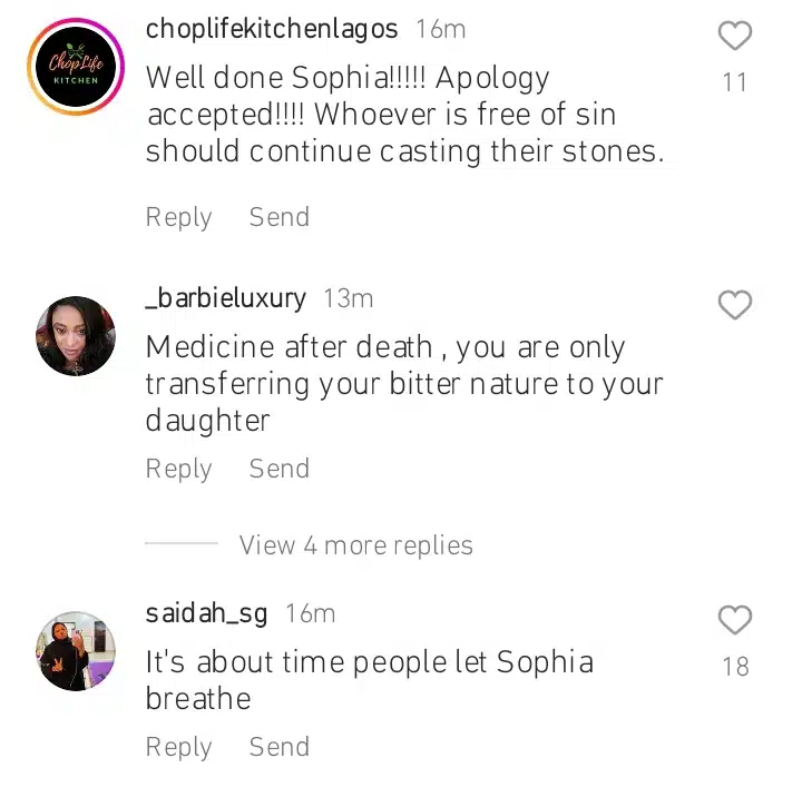 Reactions to Sophia Momodu apology Kemi Filani blog.jpg
