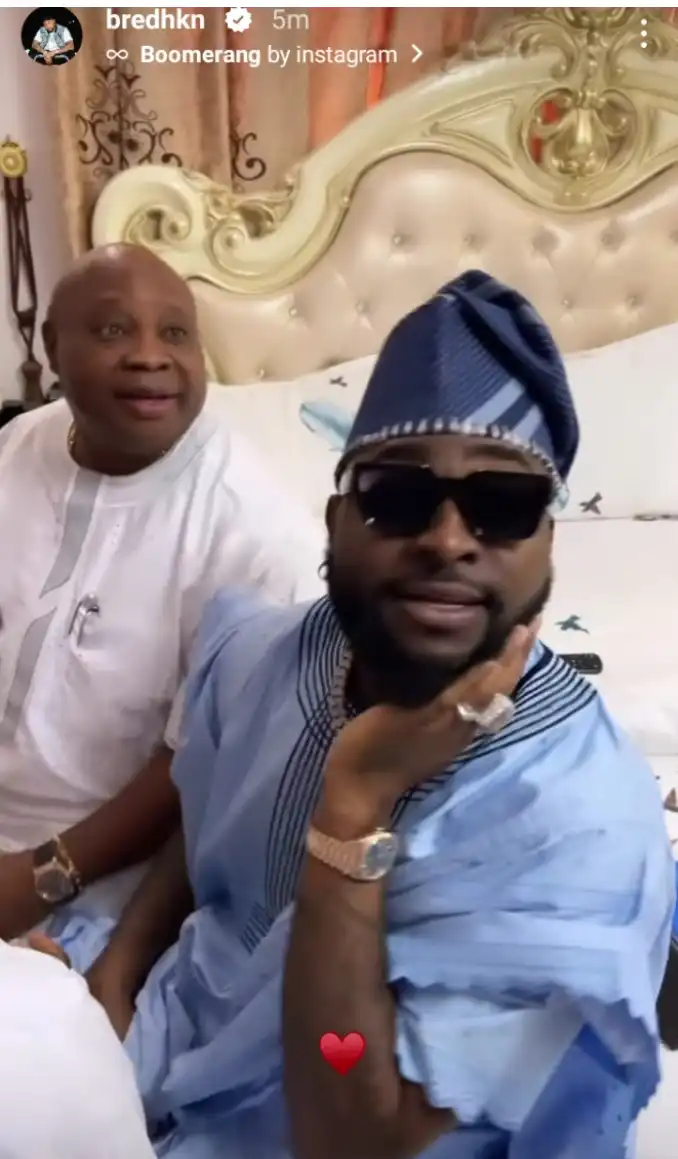 Davido and 30BG crew arrive Osun for his Uncle, Adeleke’s inauguration (Video/Photos) 1 Screenshot 20221127 101223