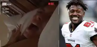 Former NFL Star, Antonio Brown leaks footage of him smashing a woman on his snapchat story