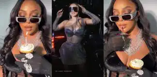 "Thank you Jesus" Toke Makinwa marks 38th birthday in glam style (Photos/Video)