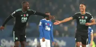 Iwobi’s Everton fall to Leicester City in 0-2 defeat at Goodison Park