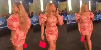 Erica Nlewedim mocked over outfit to Wakanda Forever premiere (Video)