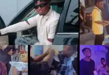Money rains as Skitmaker Zics Aloma throws lavish double-in-one party (Video)