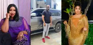 Judy Austin reacts as Bobrisky reveals the true personality of her husband, Yul Edochie