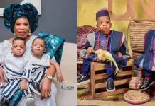 Actress Bimbo Success says powerful prayers for her twins as they clock one