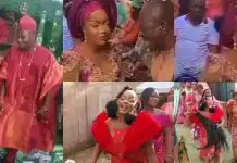 Destiny Kids’ Rejoice Iwueze breaks down in tears at her traditional wedding (Video)