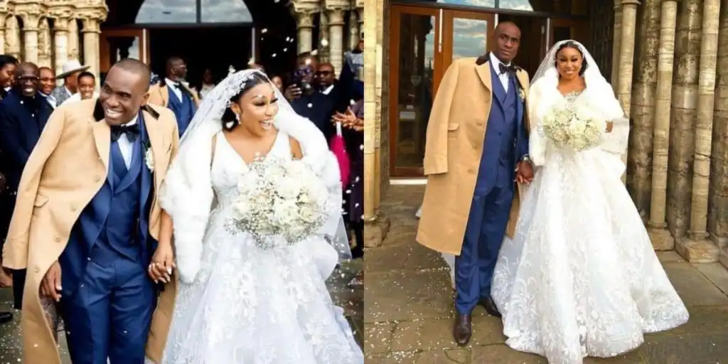 Rita Dominic fully takes up husband’s surname ‘Anosike’ after their white wedding
