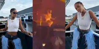 Singer Ayra Starr receives praises as she gracefully handles her ’embarrassing’ fall on AfroChella stage (Video)