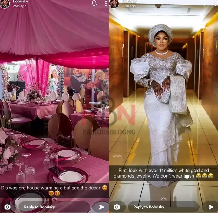 Bobrisky mocks Papaya Ex over poor turnout at her house warming party Kemi Filani blog
