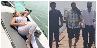 “Naughty December”- Peggy Ovire writes as she enjoys boat cruise with hubby, Freddie Leonard