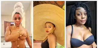 "This is nudity and porn" Uproar as BBNaija’s Ifu Ennada poses braless in new photos