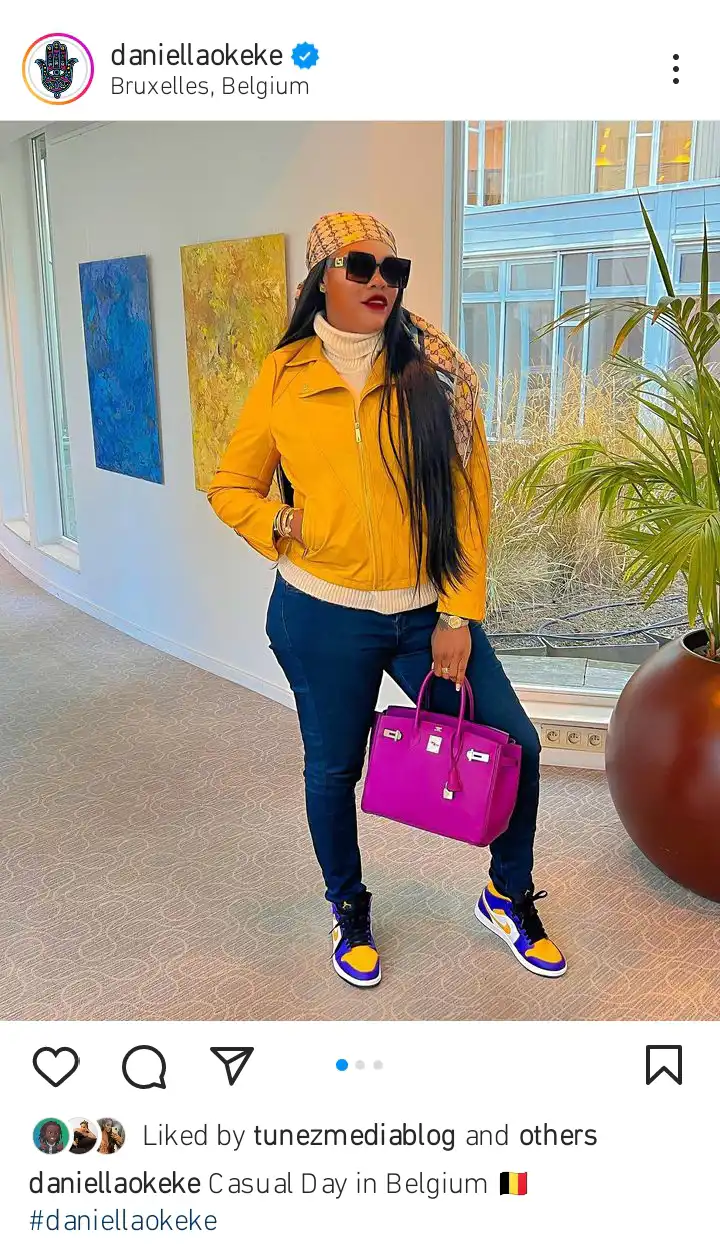 Daniella Okeke shows off her slim figure Kemi Filani blog