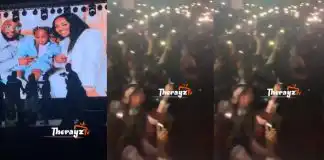 Fans of Davido pay their last respect to Ifeanyi at his fans concert in Lagos (Video)