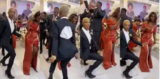 Crossdresser James Brown scatters the dance floor at Sir Balo’s wedding (Video)