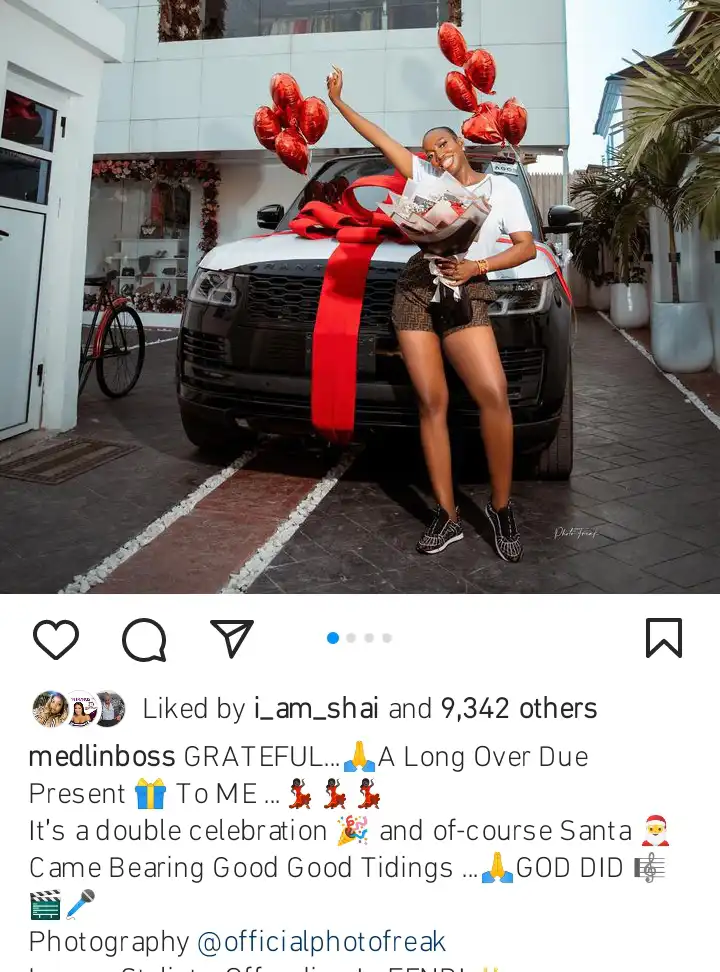 Medlin Boss acquires a brand new car Kemi Filani blog 1