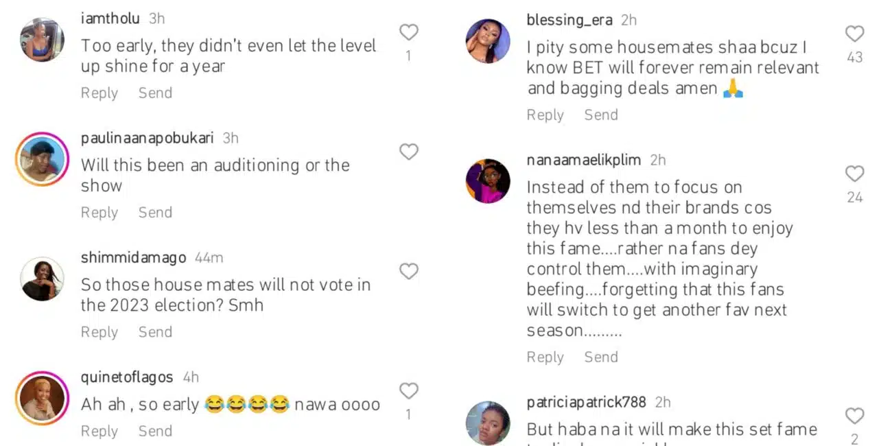 Nigerians react as Big Brother Titans allegedly begins January 2023 Kemi Filani blog