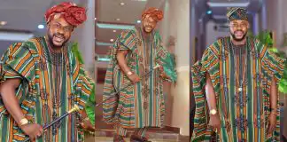 Actor Odunlade Adekola looks regal as he marks 46th birthday