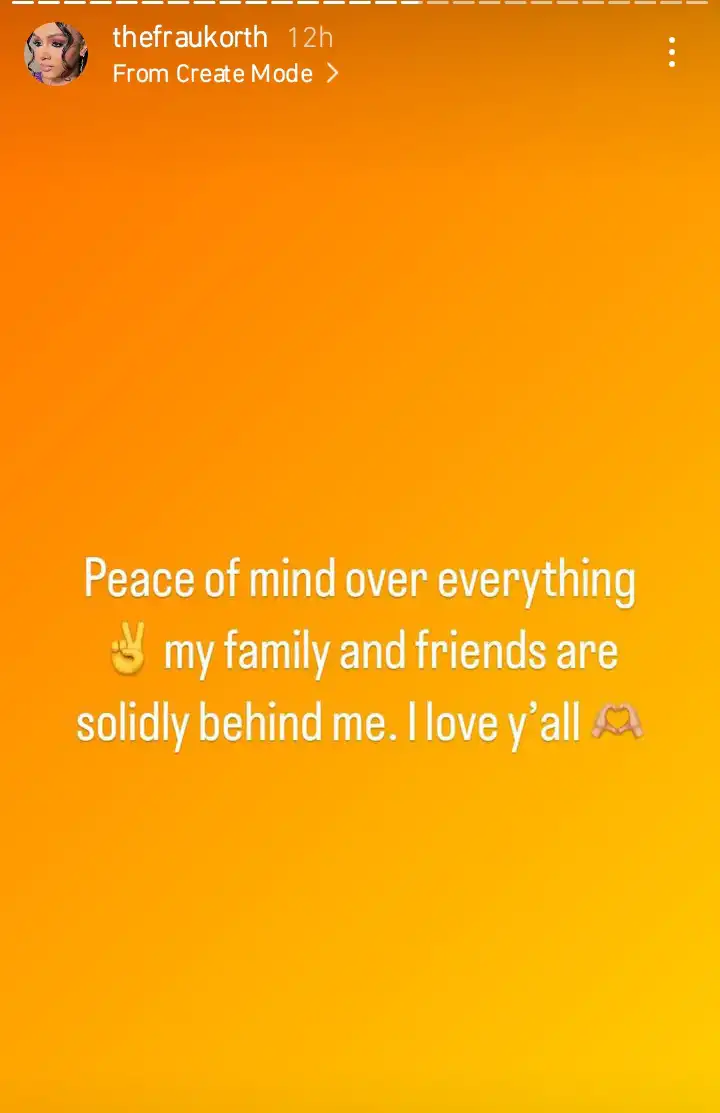 Peace of mind over everything Korth Adeleke Kemi Filani blog