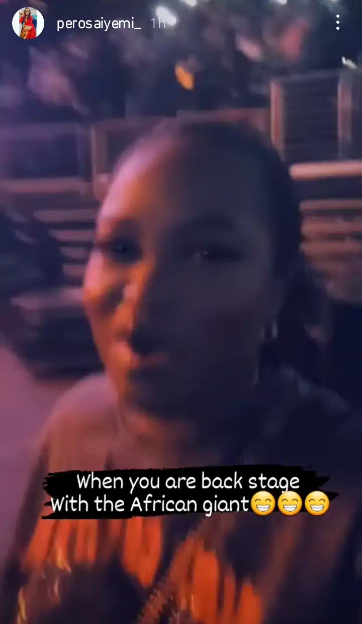 Pero Adeniyi backstage at Burna Boys concert Kemi Filani blog.jpg