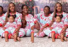 Basketmouth’s estranged wife, Elsie Okpocha releases Christmas photos without him