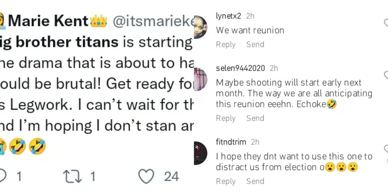 Reactions as BBN Titans allegedly begins January 2023 Kemi Filani blog