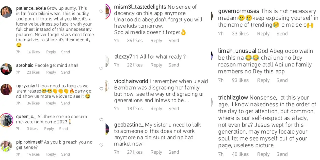 Reactions as Ifu Ennada poses braless Kemi Filani blog 1300x650 1