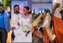 “Your house na truly 100M” – Fans stunned over Sabinus’ lavish money spray at SirBalo’s wedding (Video)