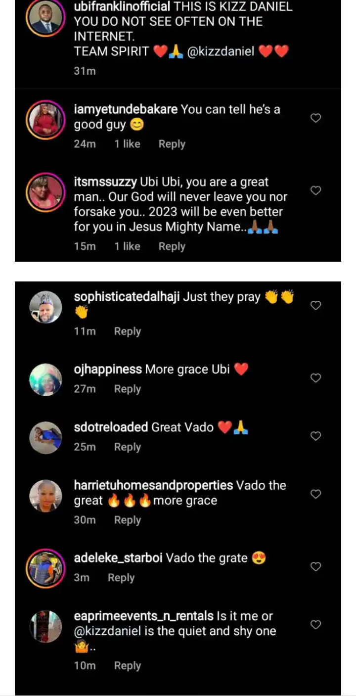 “Just dey pray”: Reactions trail moment Kizz Daniel led prayers backstage before performing at concert —VIDEO