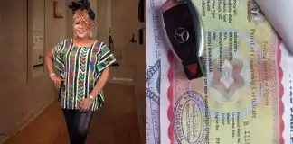 Actress Shan George speechless as her children surprise her with a Mercedes Benz for Christmas